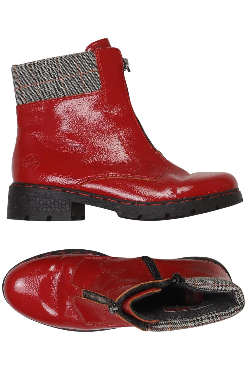 Rieker Damen Stiefelette Red EU 38 Synthetic Leather 4