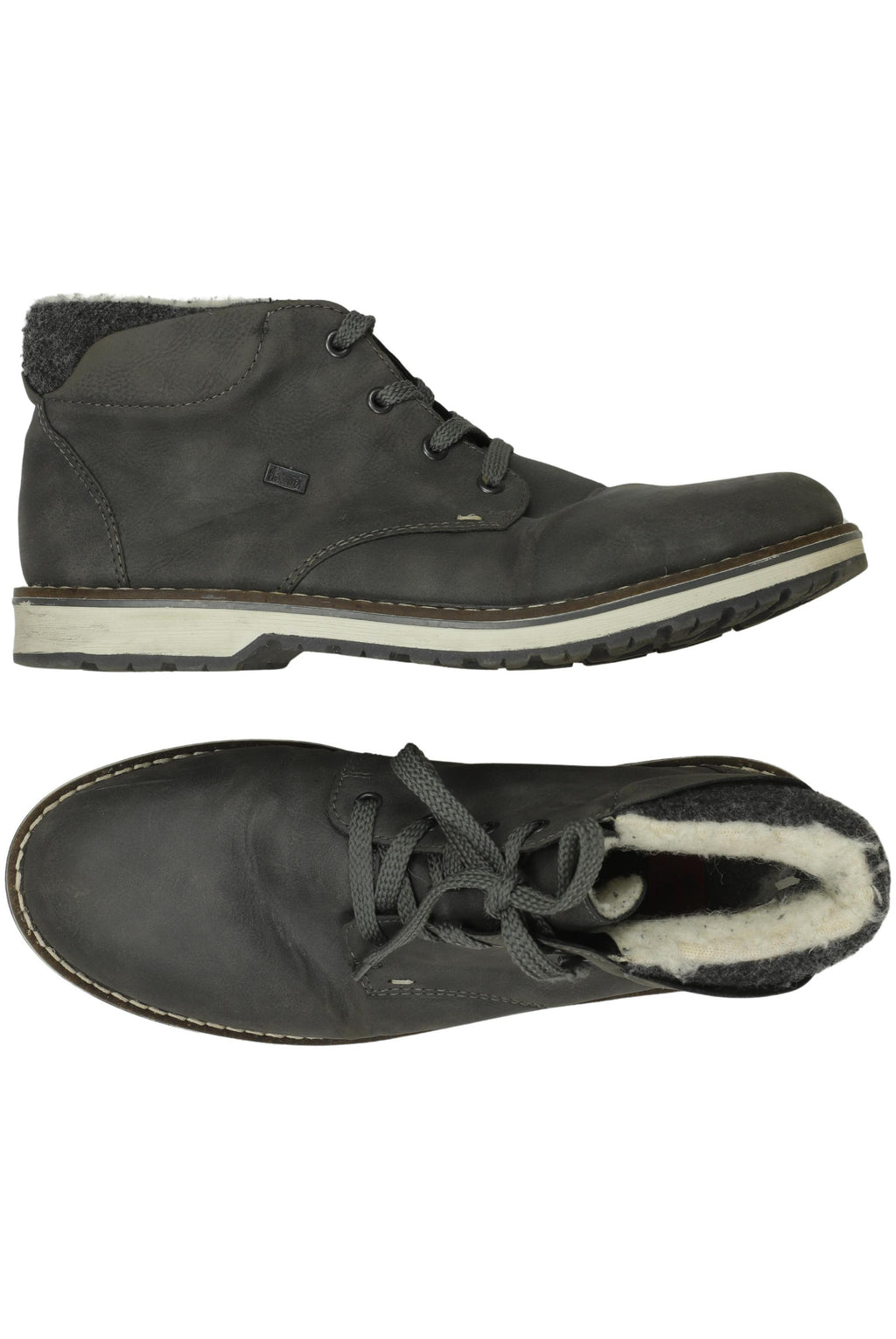 Rieker Men Boots Gray EU 42 Synthetic Leather 2