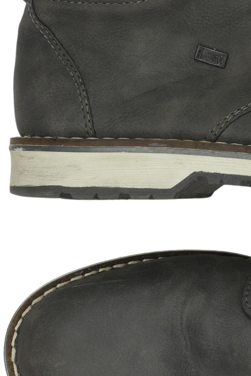 Rieker Men Boots Gray EU 42 Synthetic Leather 3