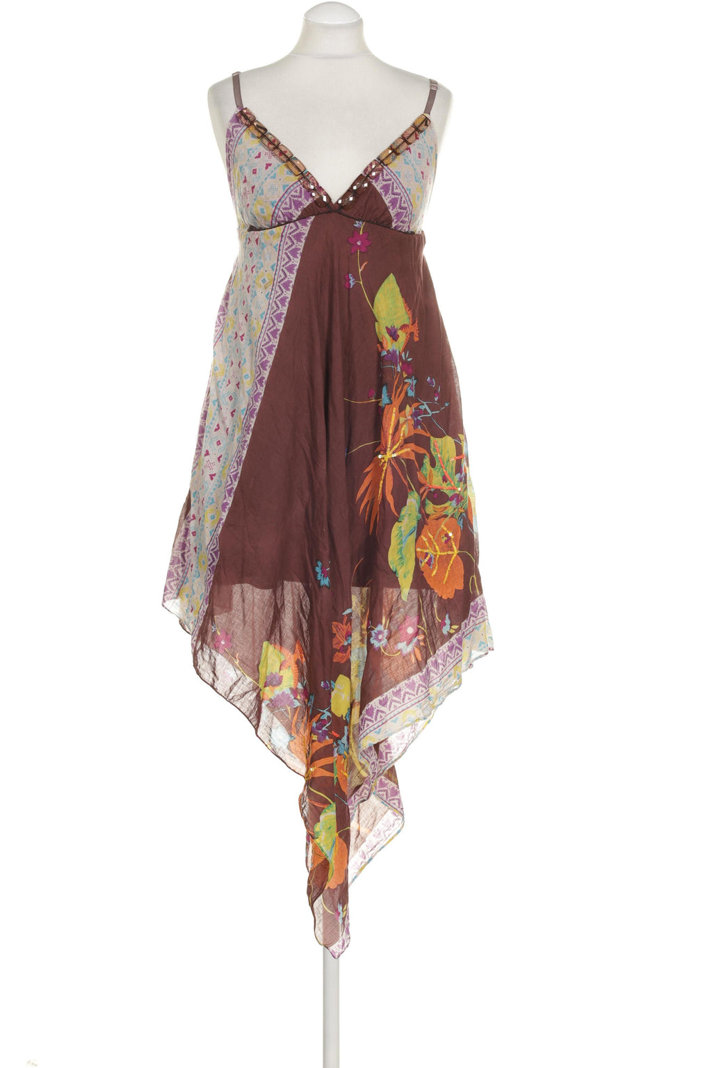 Rinascimento Dress Brown XS 4