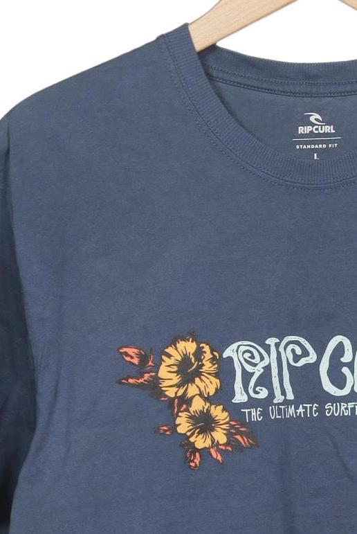 Rip Curl T-Shirt Navy Blue Size L 3