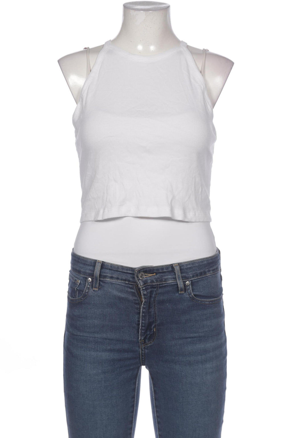 River Island Damen Top White EU 40 Cotton 4