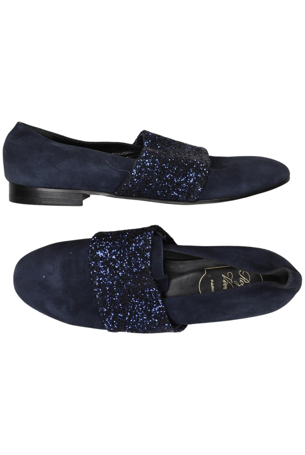 Roger Vivier Chaussure Plate Femme Bleu Marine EU 37 2