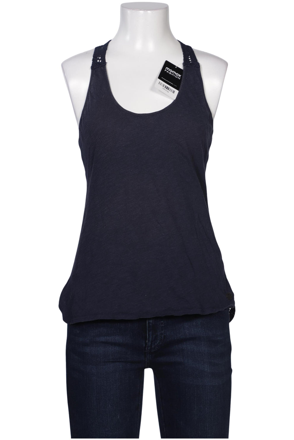 Roxy Damen Top Navy Blue Size XS Cotton Blend 2