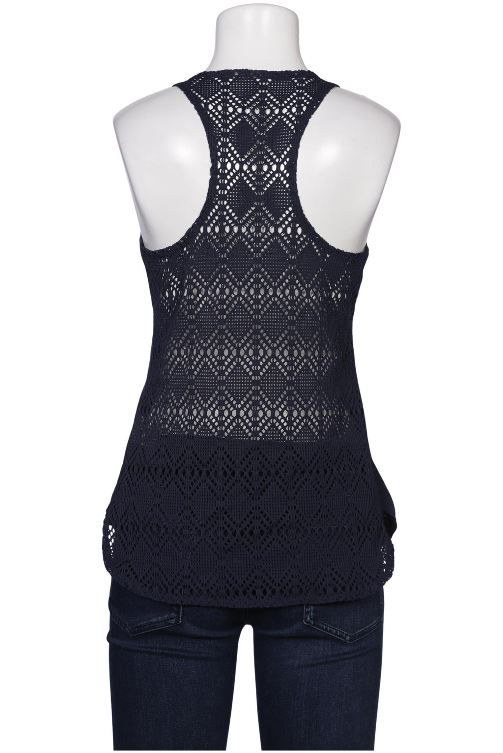 Roxy Damen Top Navy Blue Size XS Cotton Blend 3