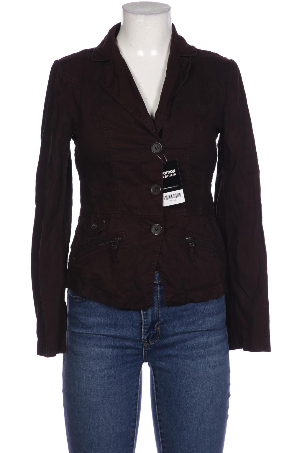 s.Oliver Women's Blazer Brown EU 36 Linen Cotton 7