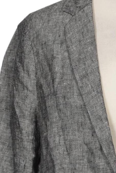 s.Oliver Women's Blazer Gray EU 40 Linen Cotton 4
