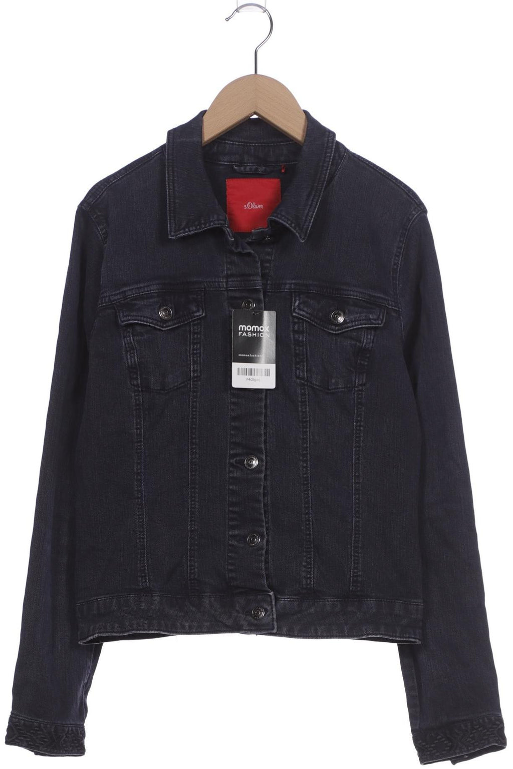 s.Oliver Women's Jacket Navy Blue Size S 4