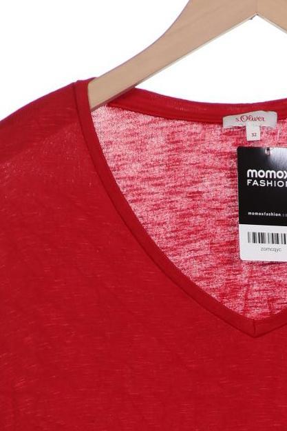 s.Oliver Damen Langarmshirt Red EU 32 4