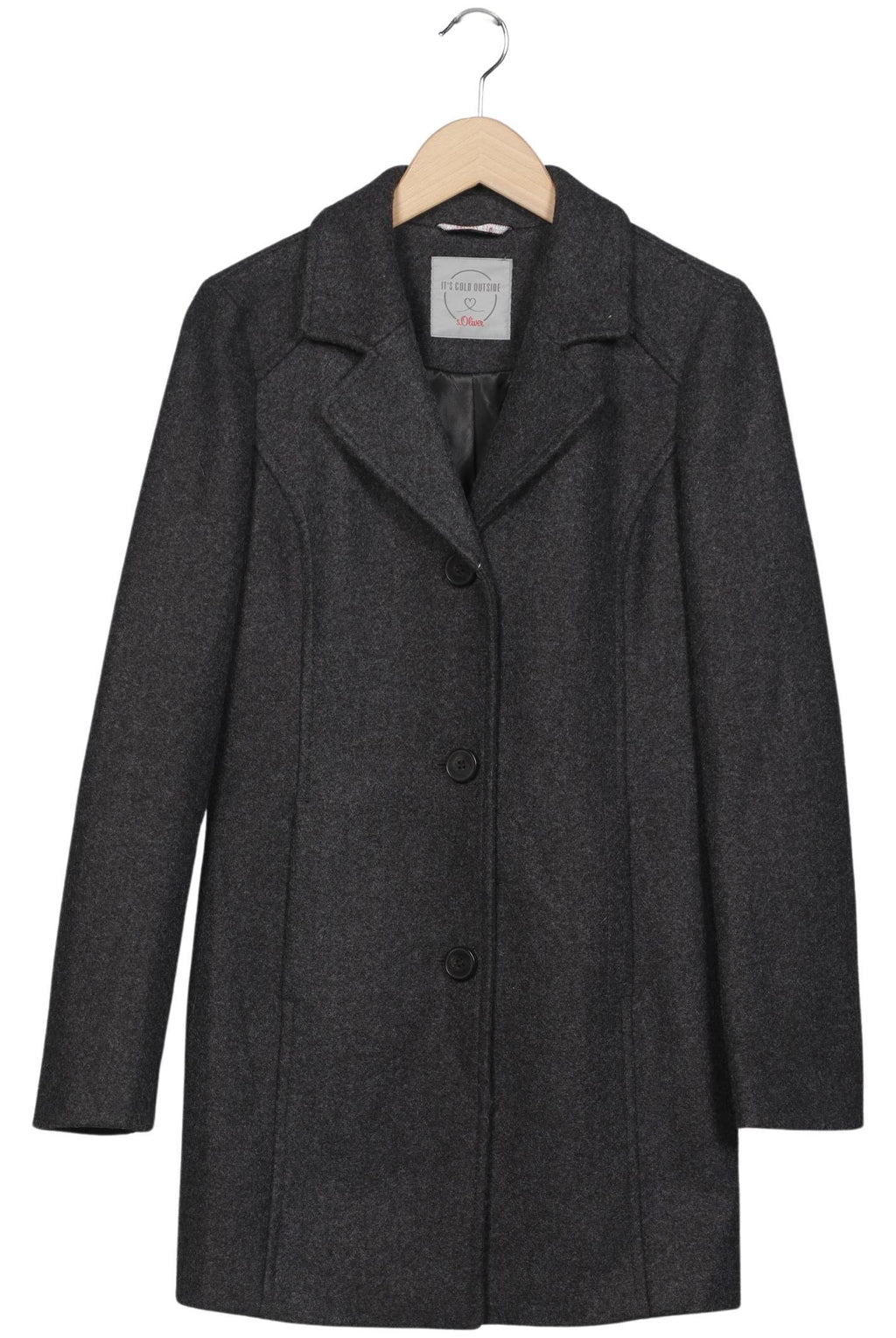 s.Oliver Women Coat Gray EU 34 4