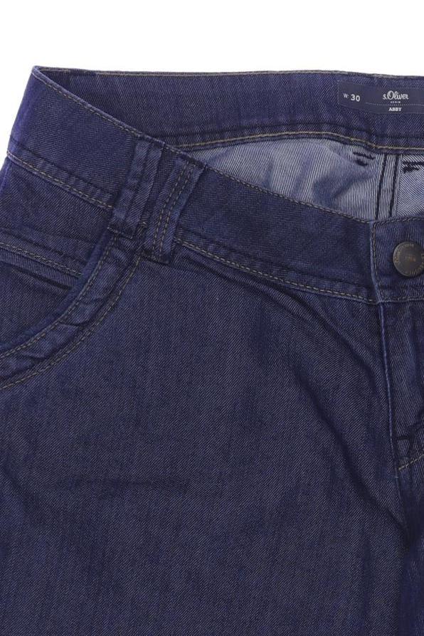 s.Oliver Damen Shorts Blue W30 9