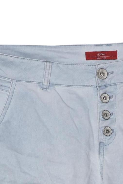 s.Oliver Damen Shorts Light Blue W35 7