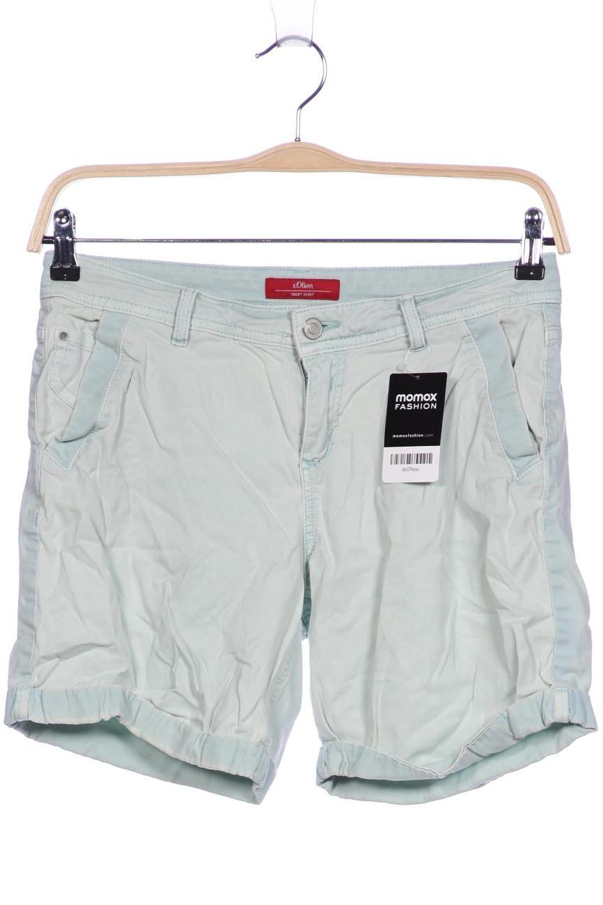s.Oliver Damen Shorts Light Green W29 4
