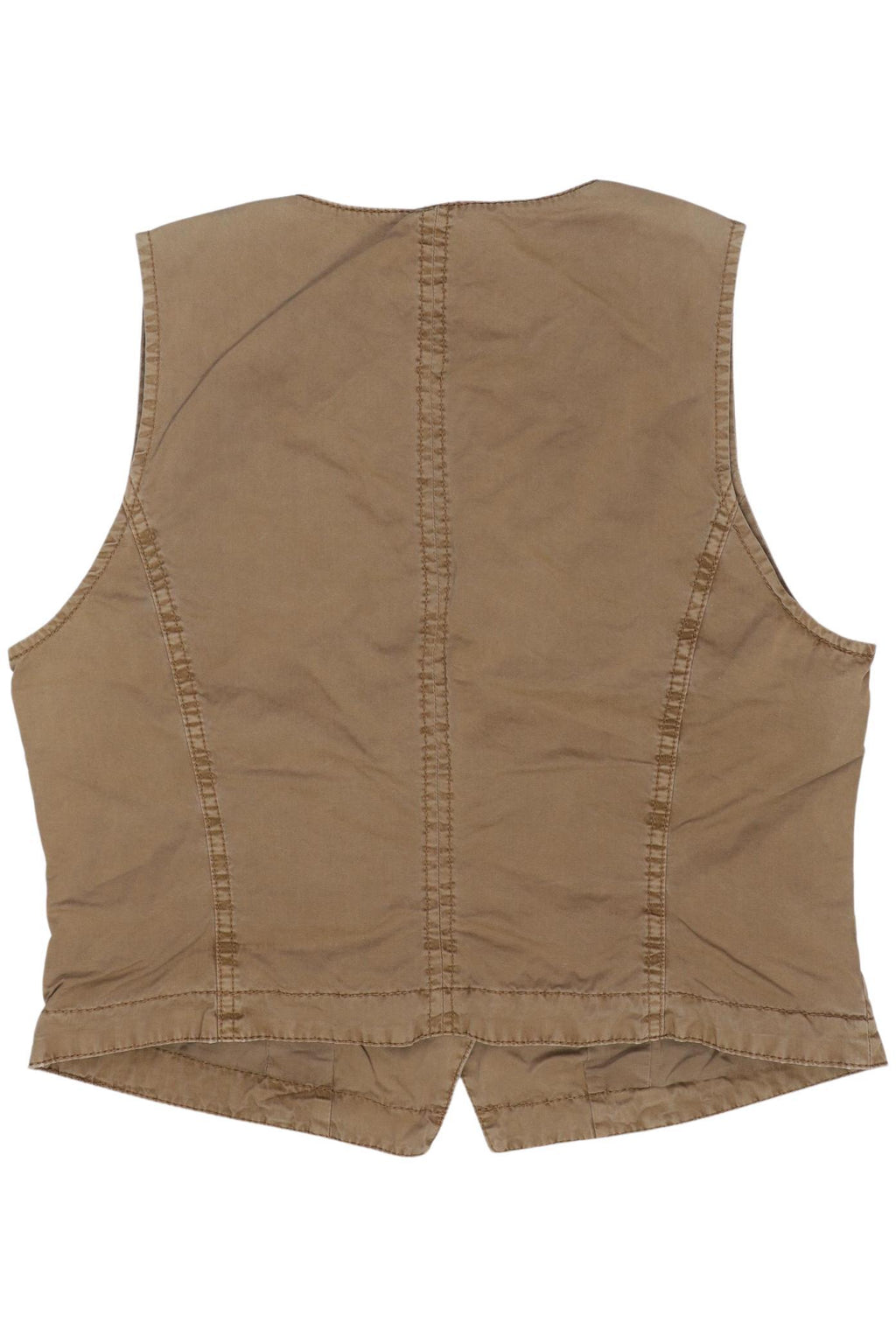 s.Oliver Women's Waistcoat Beige EU 40 Cotton 3