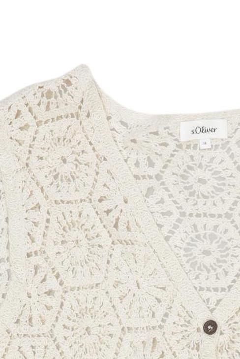s.Oliver Women's Vest Cream White Size M 5