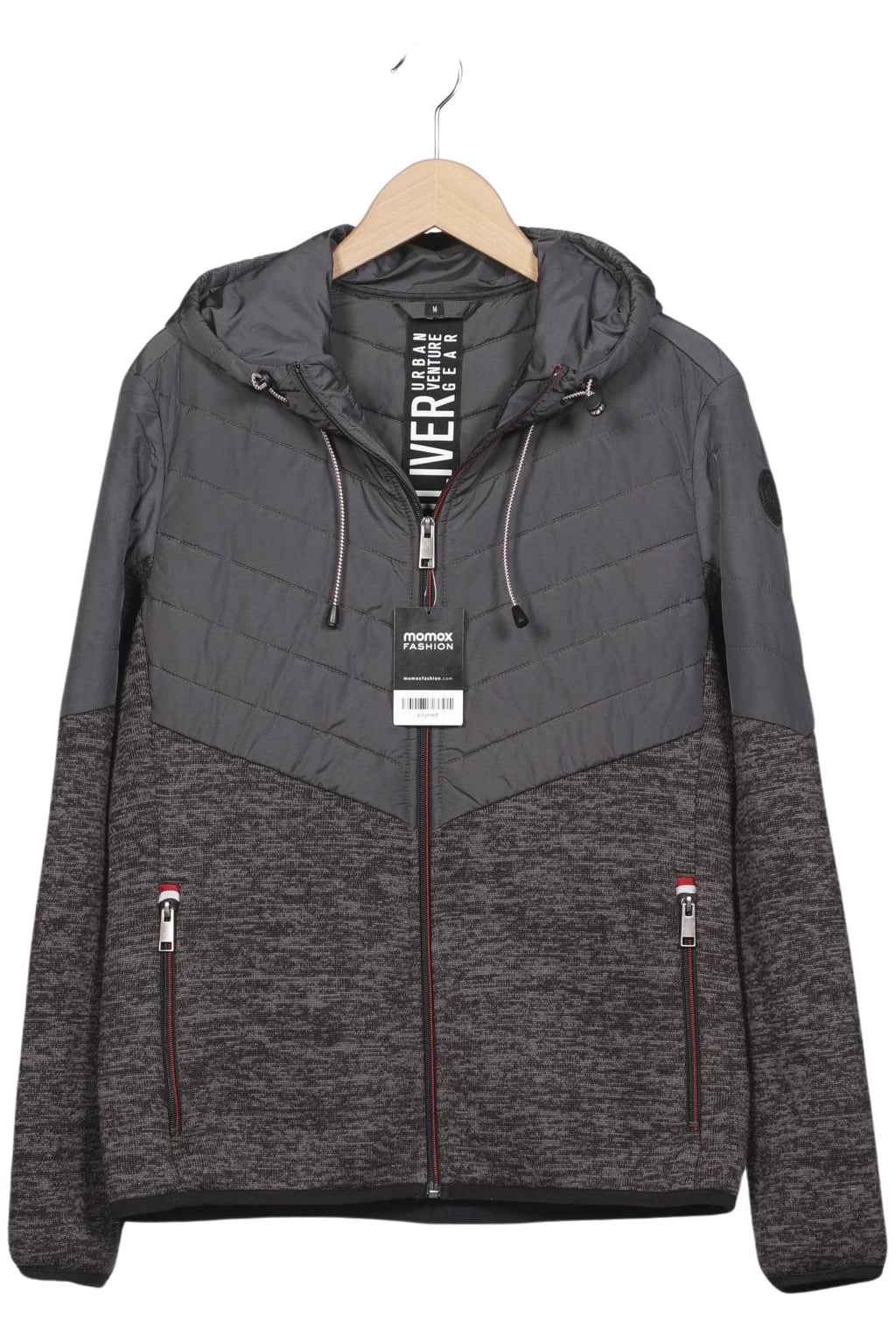s.Oliver Men Jacket Gray M Synthetic 2