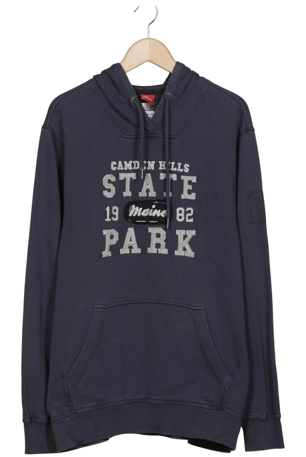 s.Oliver Men Hoodie Navy Size L 5