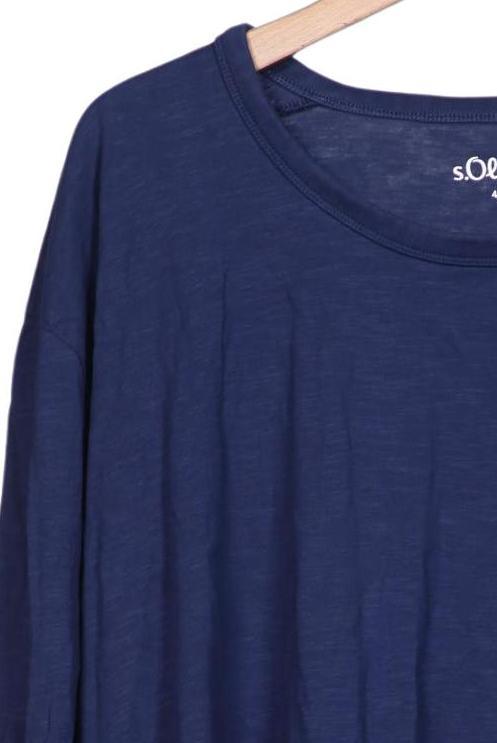 s.Oliver Men Long Sleeve Shirt Navy 4XL 4