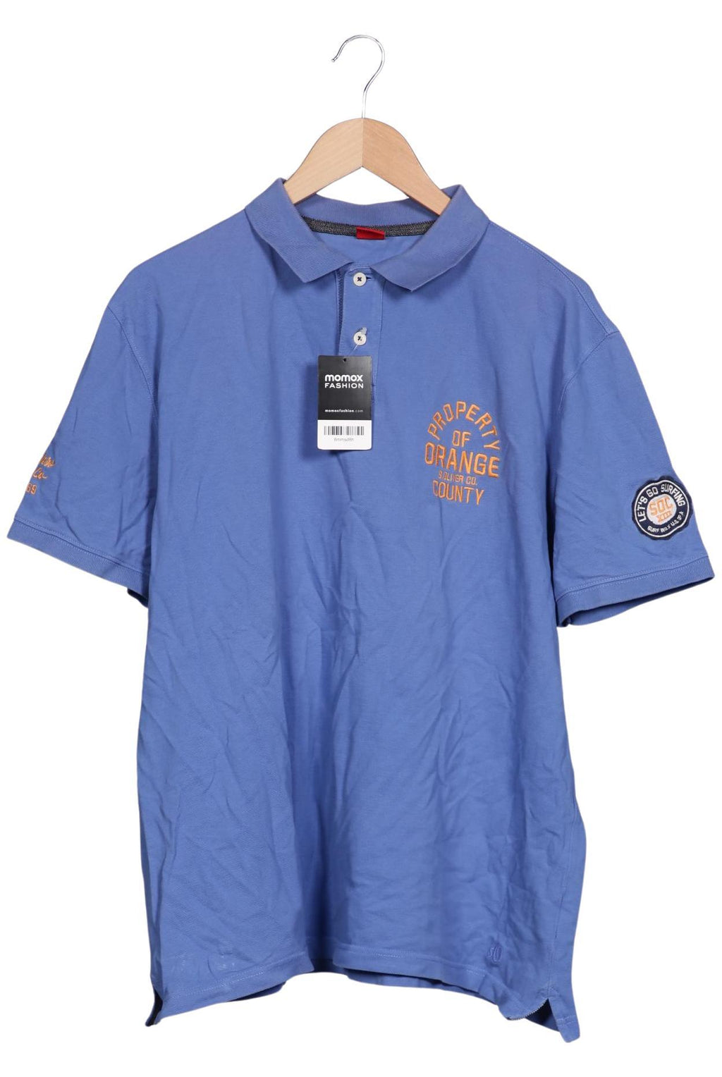 s.Oliver Polo Shirt Blue XXL Cotton 7