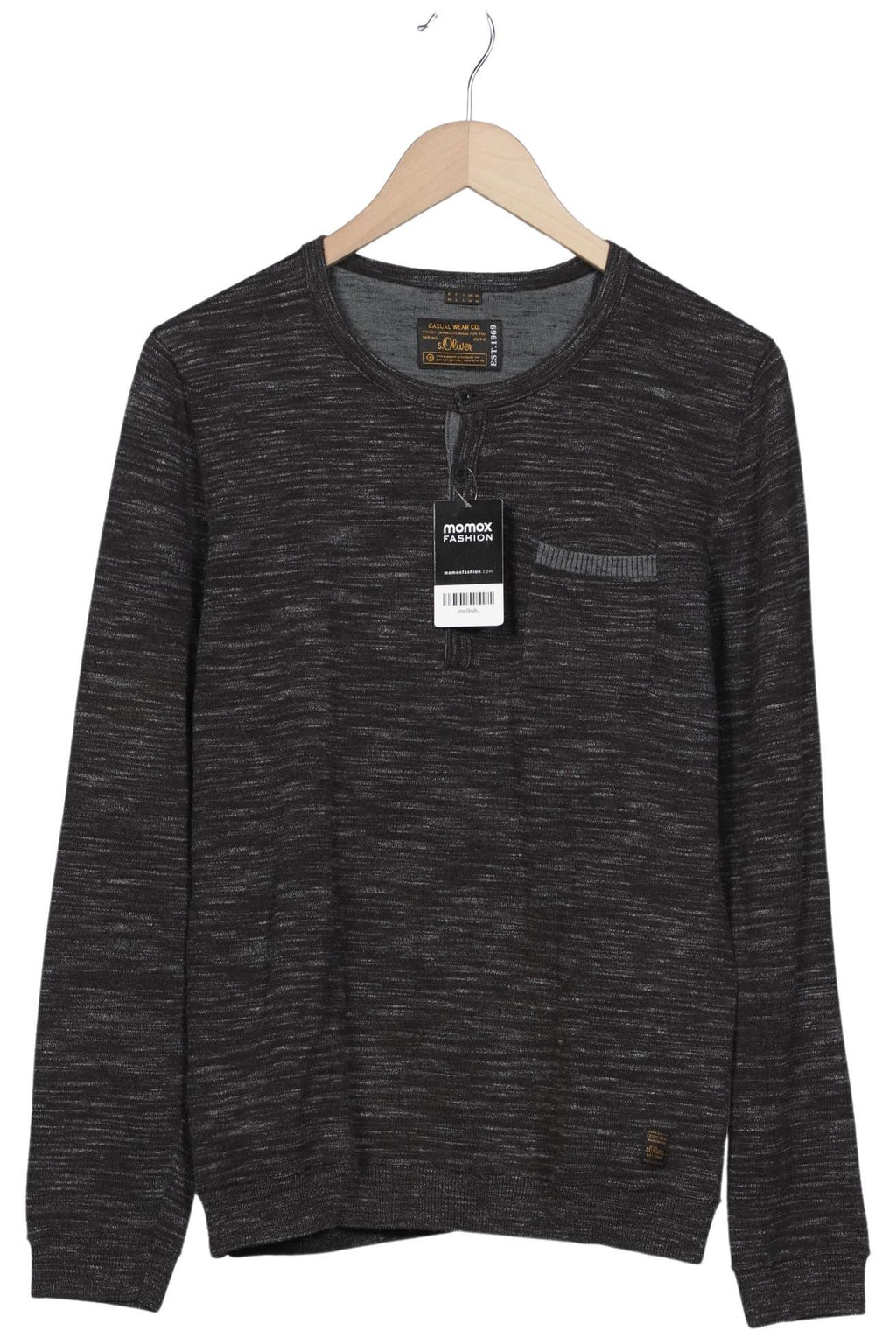s.Oliver Men's Sweater Gray M Cotton Blend 5