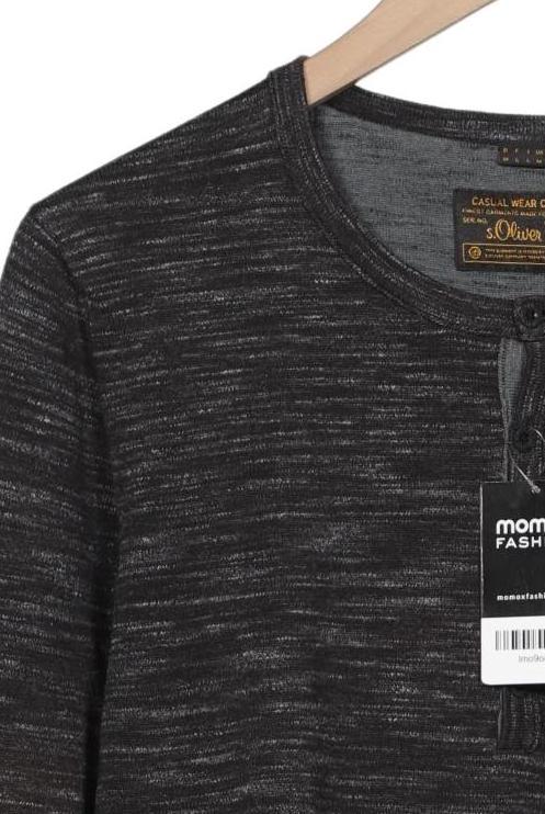 s.Oliver Men's Sweater Gray M Cotton Blend 7