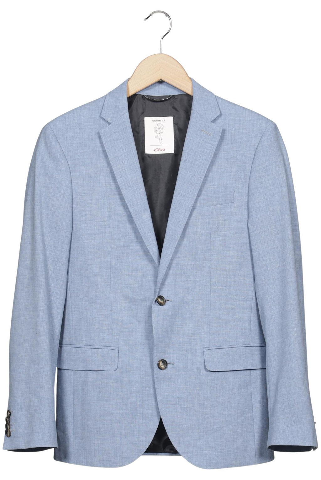 s.Oliver Men's Blazer Light Blue EU 44 2