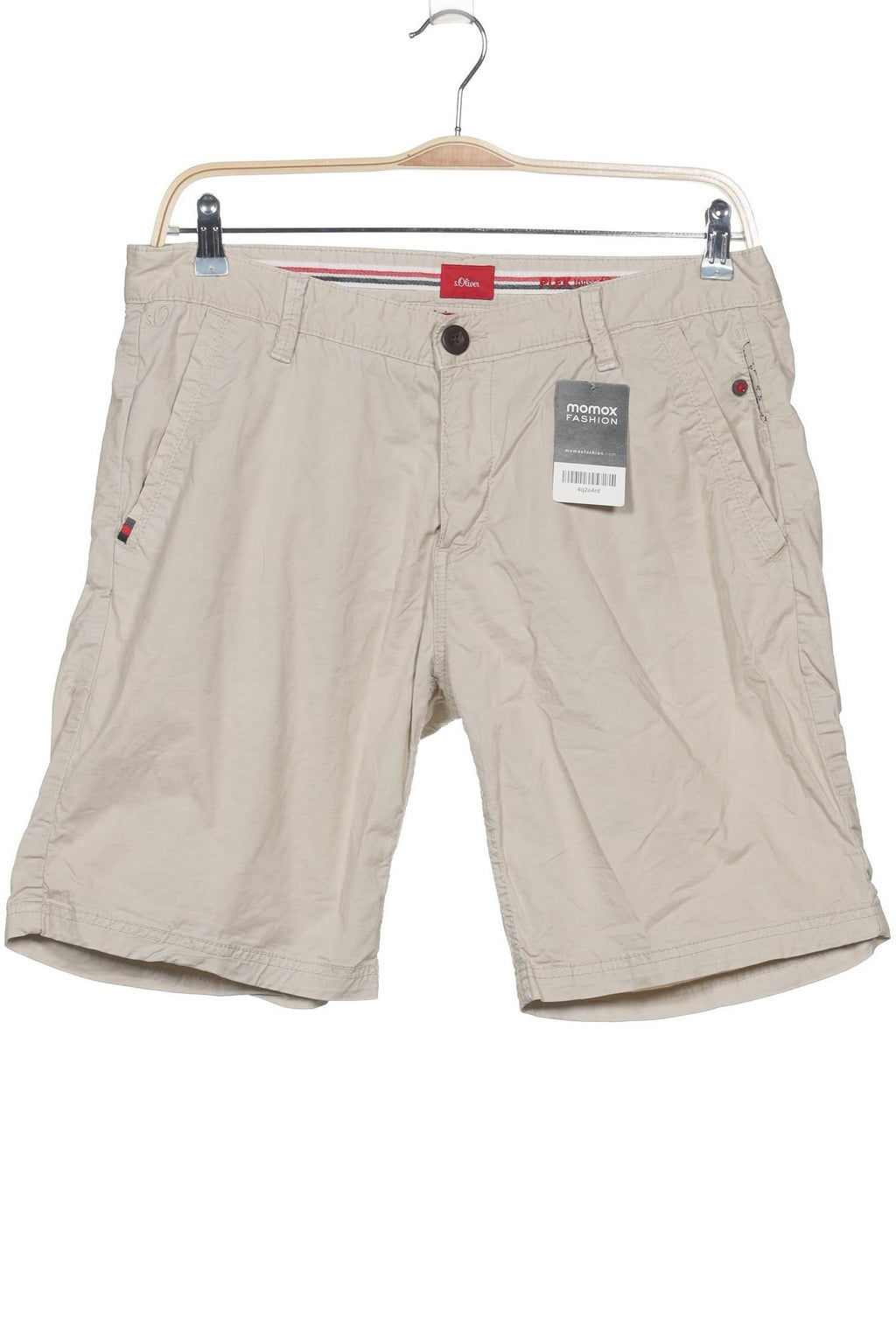 s.Oliver Herren Shorts Cream White W32 4