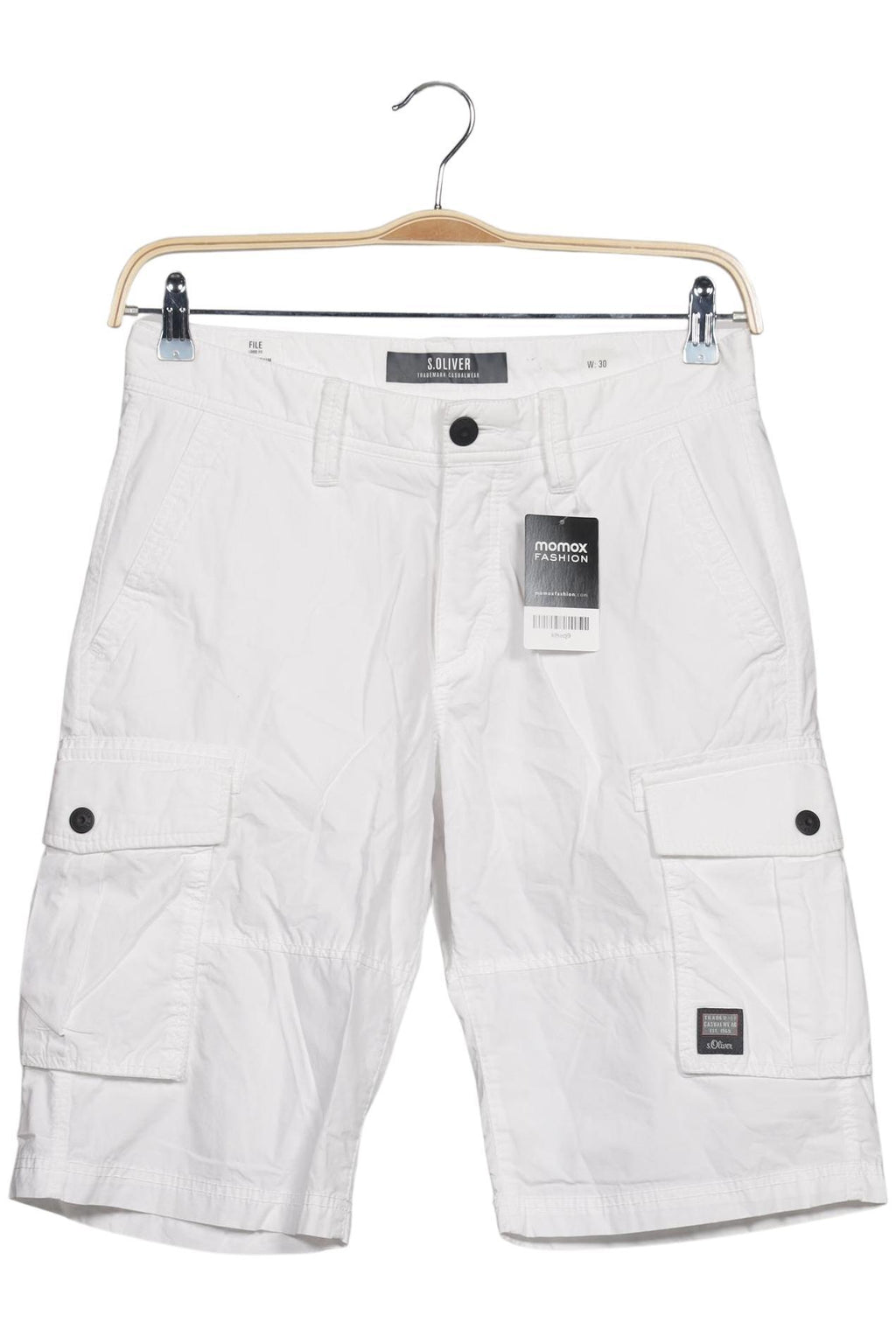 s.Oliver Herren Shorts White W30 2