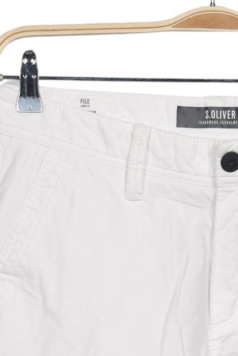 s.Oliver Herren Shorts White W30 4