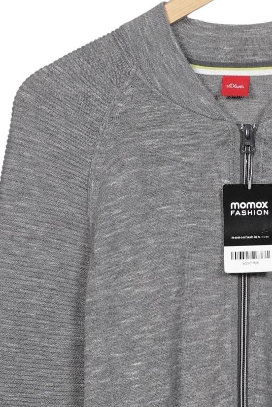 s.Oliver Men's Cardigan Gray Size L 5