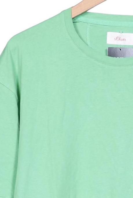 s.Oliver T-Shirt Men's Light Green XL Cotton 5