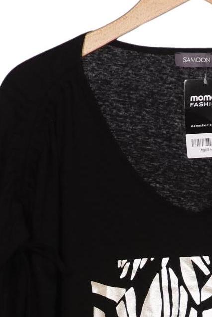 Samoon by Gerry Weber Women T-Shirt Black EU 50 5