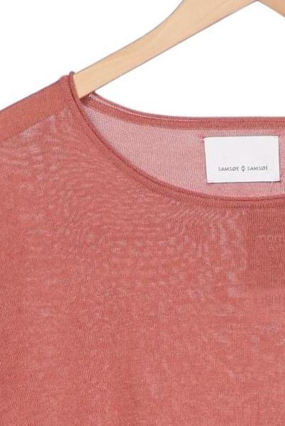 Samsoe & Samsoe Damen Pullover Pink L Viscose Cotton 7