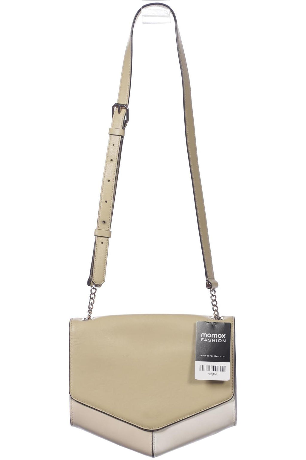 Sandro Small Leather Handbag Beige 4