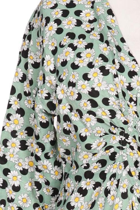 Sandro Women Dress Multicolor EU 40 Linen 4