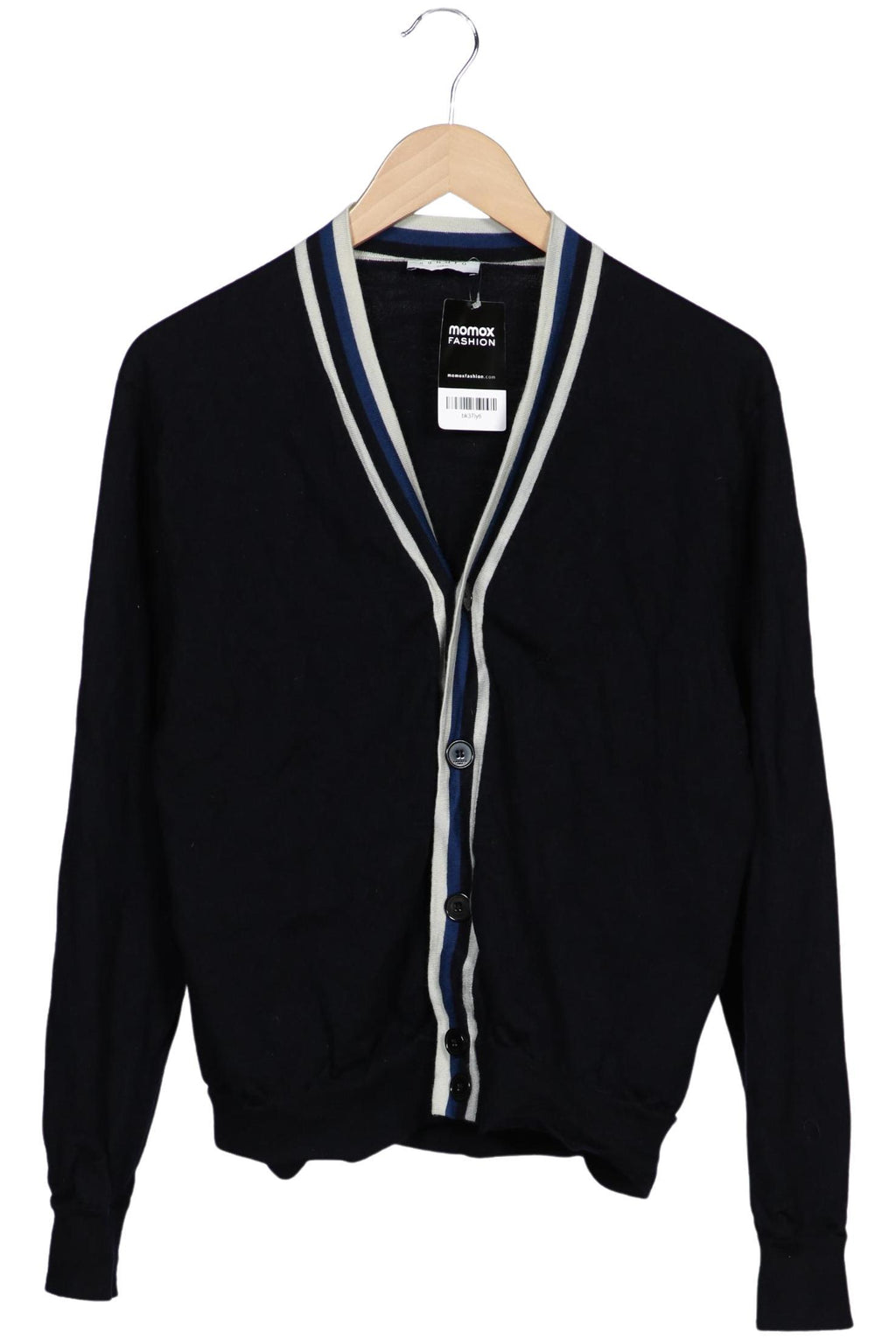 Sandro Men's Knit Cardigan Navy Blue Size XL Wool 4