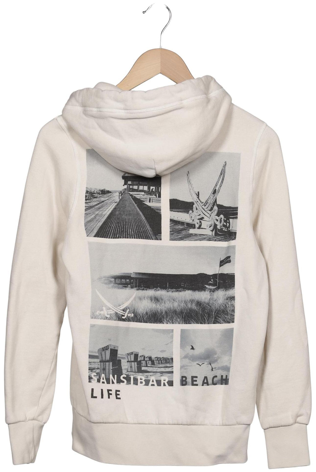 Sansibar Women's Hoodie Cream White XXS 5