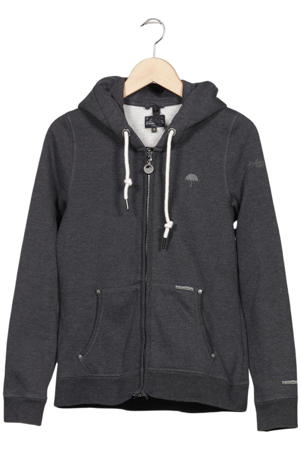 Schmuddelwedda Damen Kapuzenpullover Grau M 2