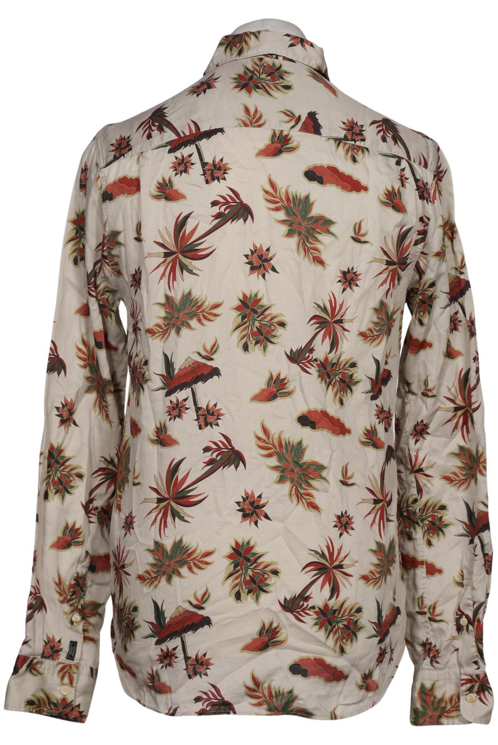 Scotch & Soda Men Shirt Beige M Cotton 10
