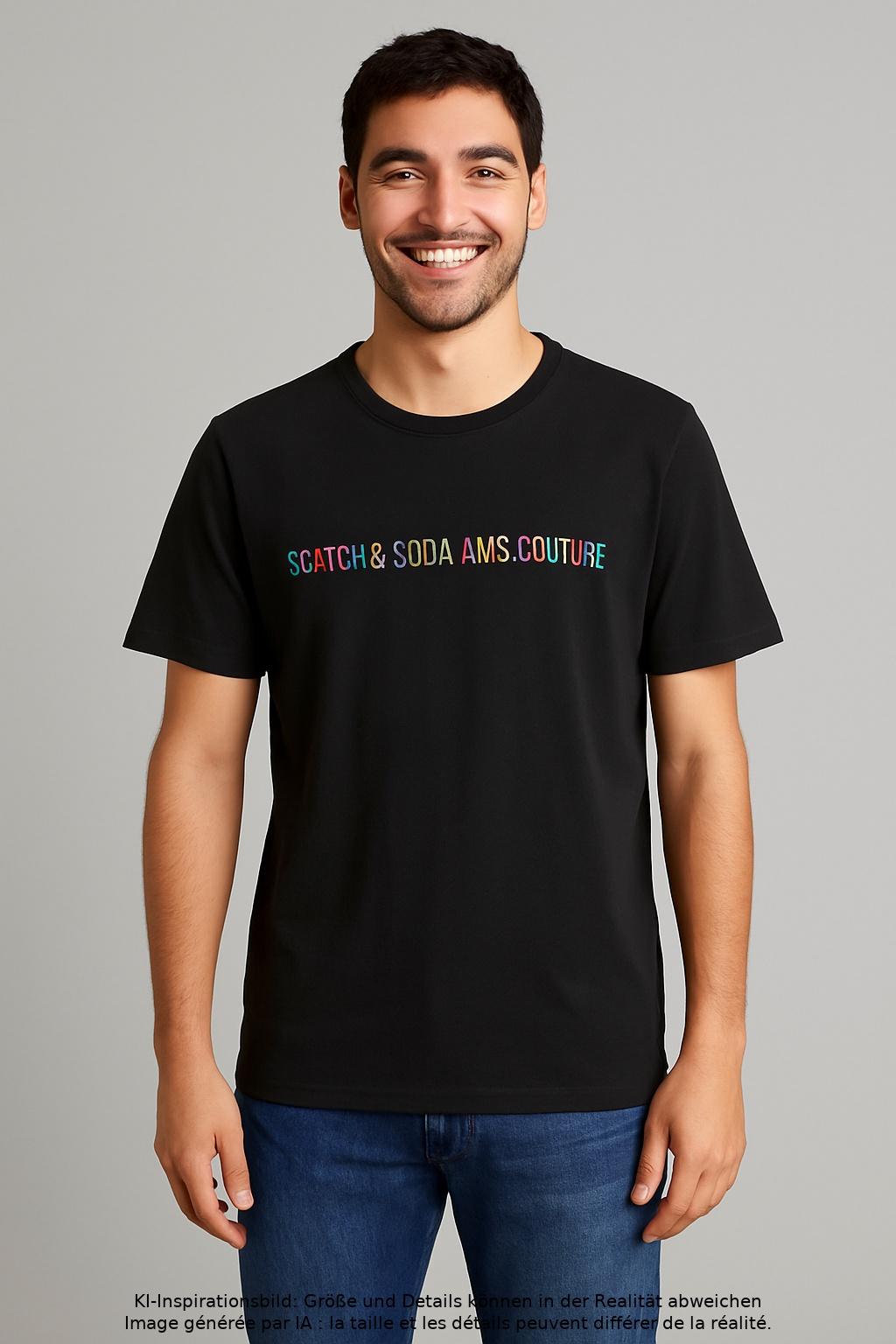 Scotch & Soda Men's T-Shirt Black Size L 2