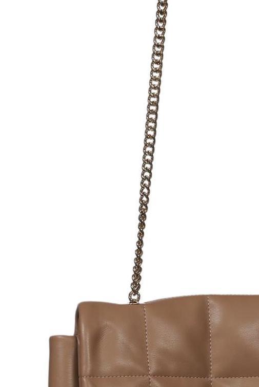 Seidenfelt Kleine Handtasche Braun 4