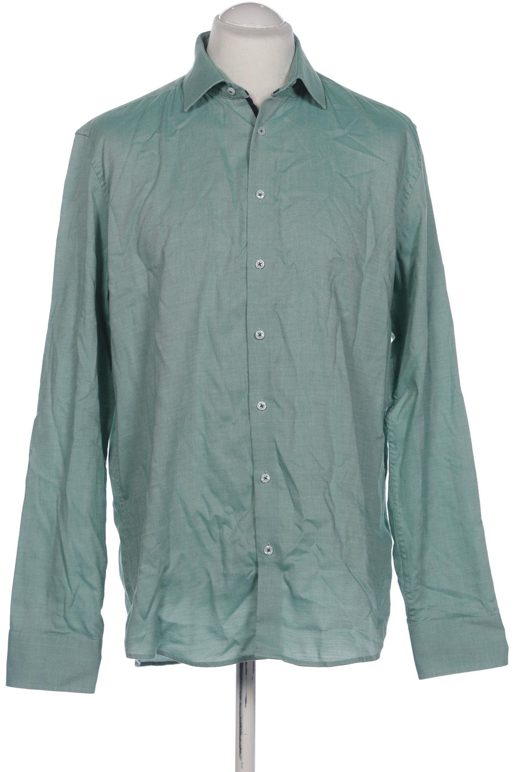 Seidensticker Herren Hemd Green 44 Cotton 7