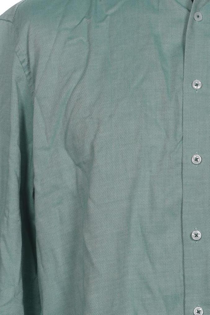 Seidensticker Herren Hemd Green 44 Cotton 9