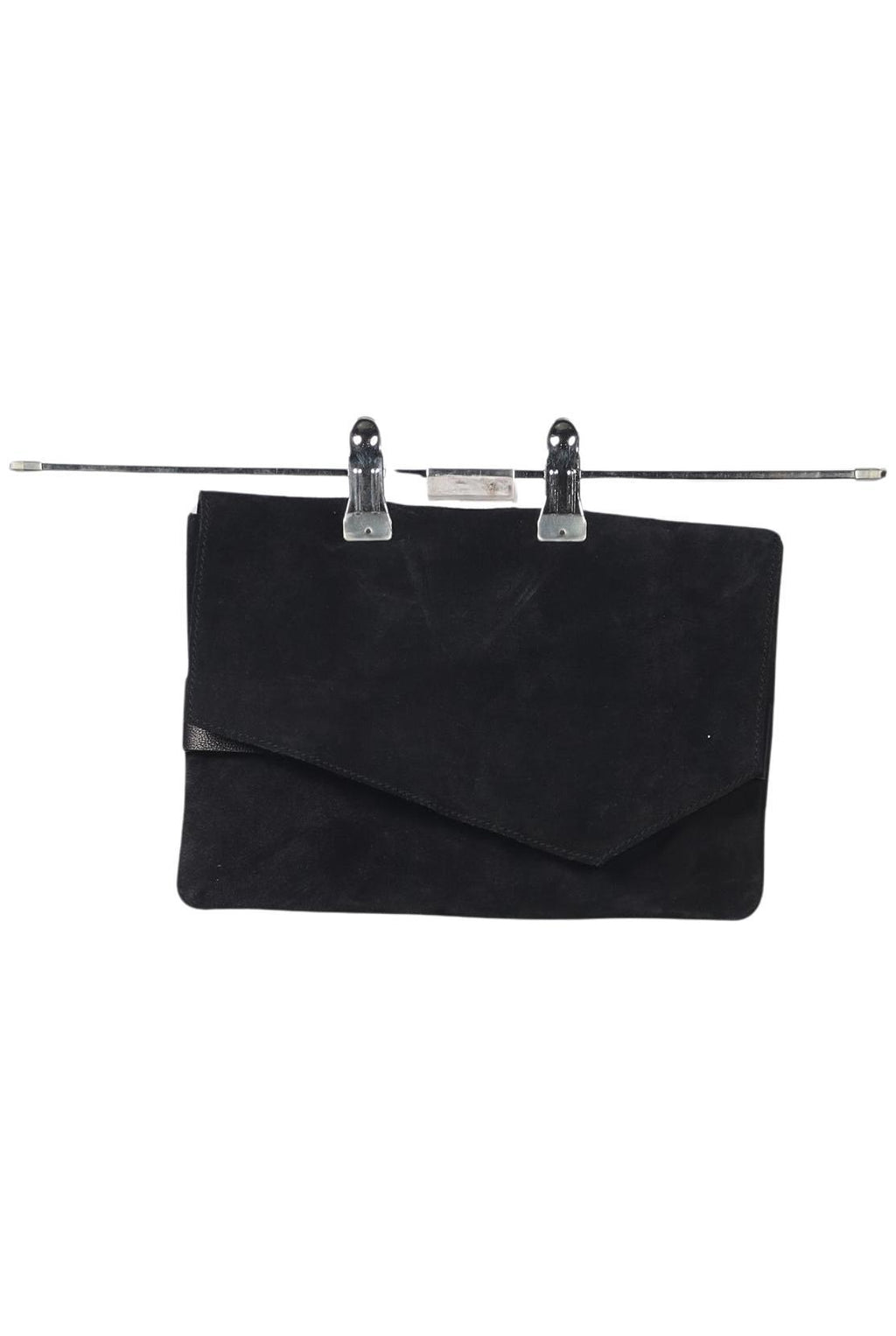 Sac à main en cuir noir Selected pour femme 2