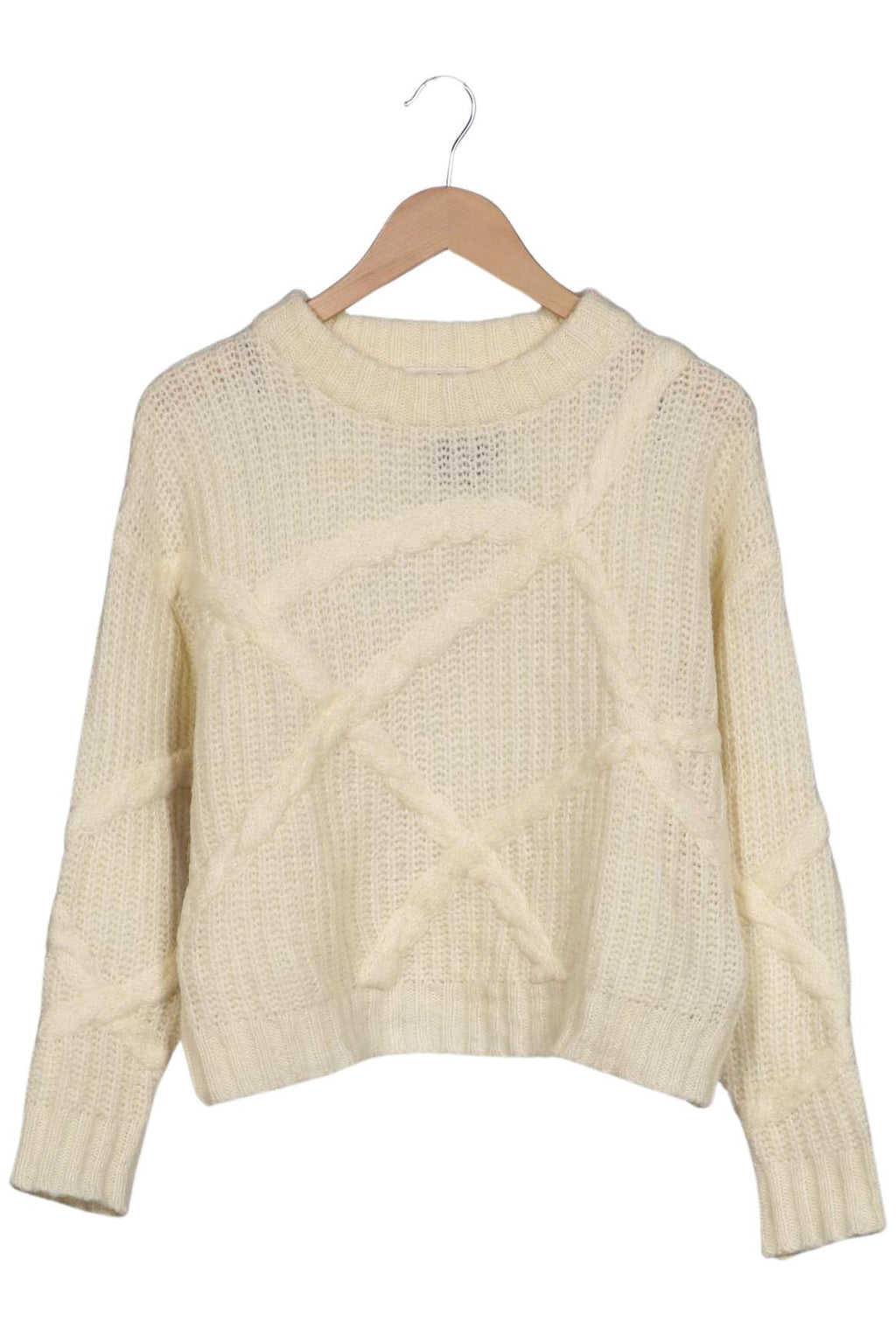 Selected Damen Pullover Cream White Size S 2