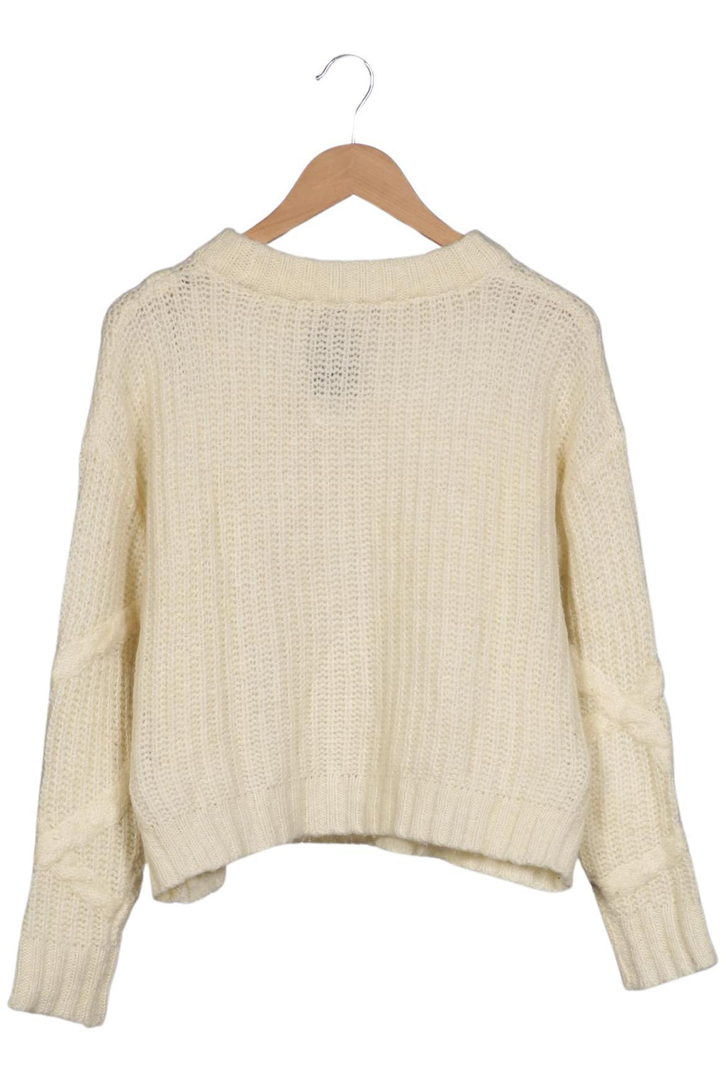Selected Damen Pullover Cream White Size S 3