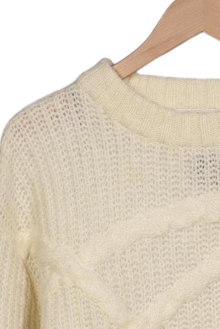 Selected Damen Pullover Cream White Size S 4