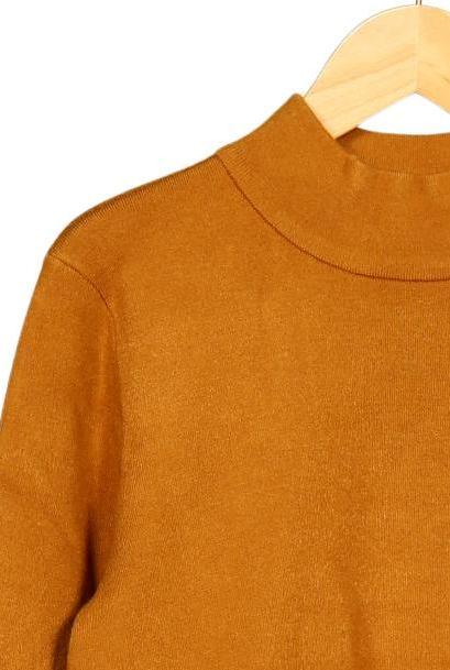 Selected Sweater Orange S 4