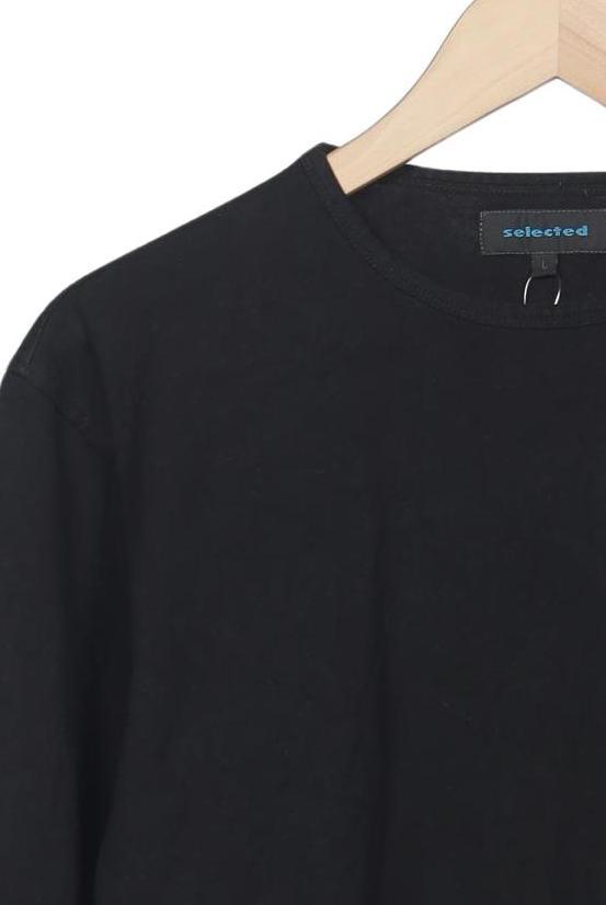 Selected Men Long Sleeve Shirt Black Size L 4