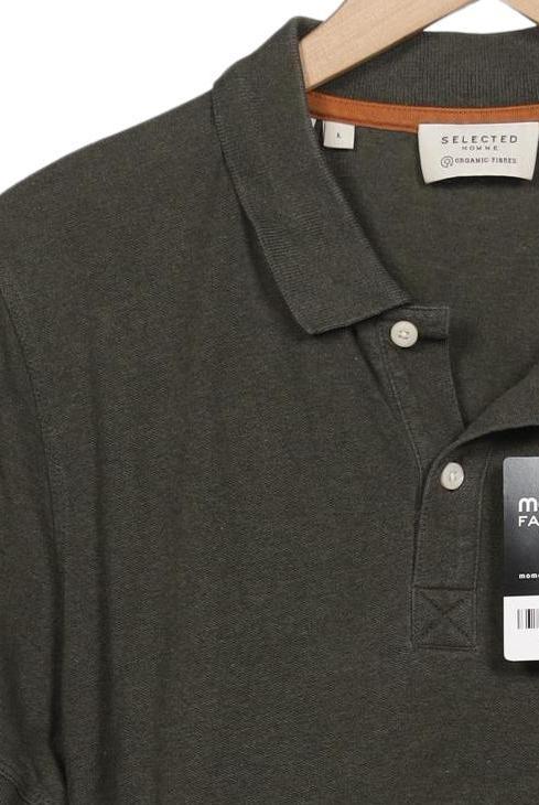 Selected Men Polo Shirt Green Size L 3